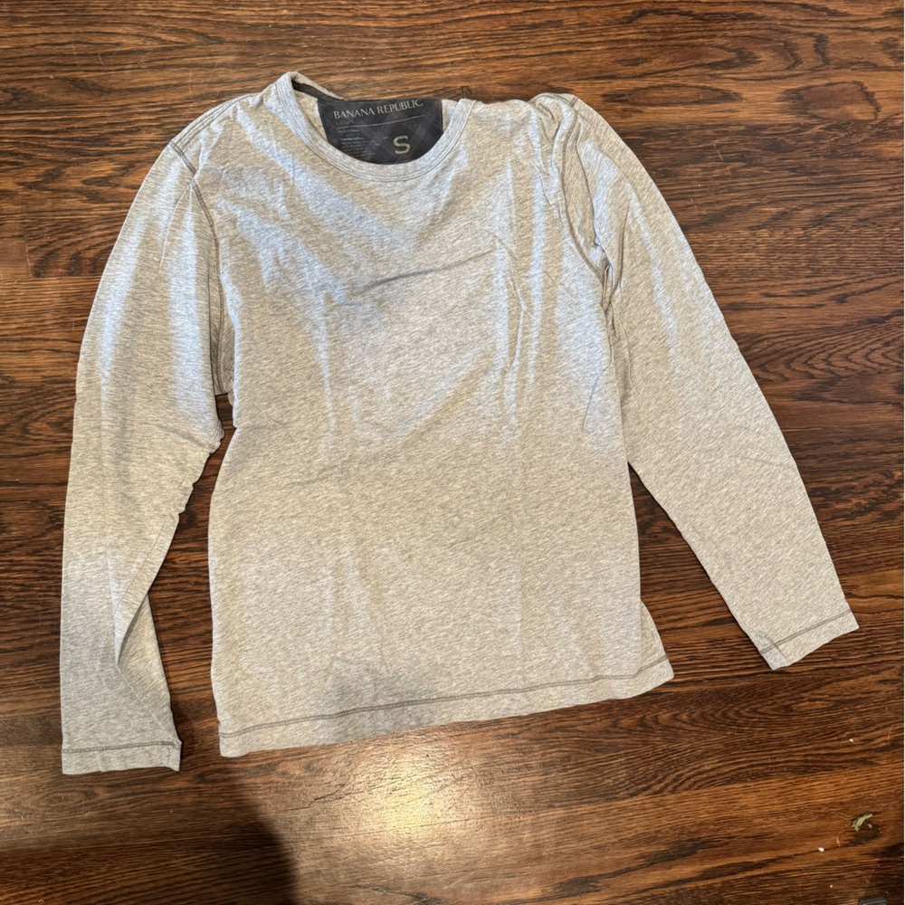 Banana Republic Gray Long Sleeve